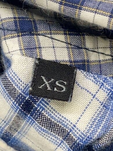 商品画像：長袖シャツ/--/コットン/NVY/チェック 4