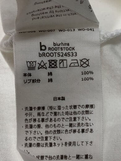 商品画像：Tシャツ/--/コットン/WHT/bROOTS24S33// 4