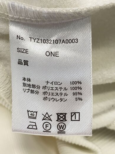 商品画像：ジャケット/one/ナイロン/WHT/TYZ1032107A0003// 4