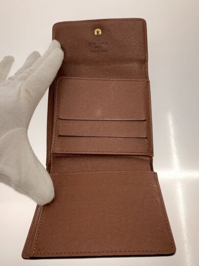 商品画像：ポルト・モネ・ビエ・カルト・クレディ_モノグラム・キャンバス/PVC/BRW/メンズ// 4