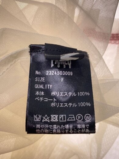 商品画像：長袖ワンピース/FREE/ポリエステル/CRM/2324503009// 4