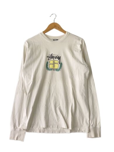 商品画像：長袖Tシャツ/M/コットン/WHT// 1