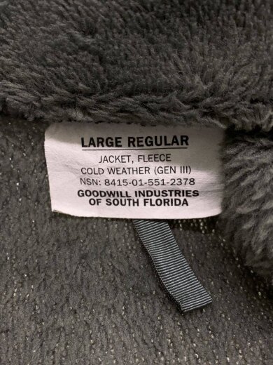 商品画像：GEN Ⅲ/COLD WEATHER FLEECE/L/ポリエステル/KHK/8415-01-551-2378// 3