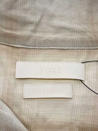 商品画像：長袖シャツ/3/レーヨン/クリーム/オンブレCK/yk22ss0329sh 3