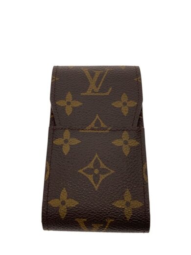 商品画像：エテュイ・シガレット_モノグラム・キャンバス/--/BRW/総柄/メンズ 1