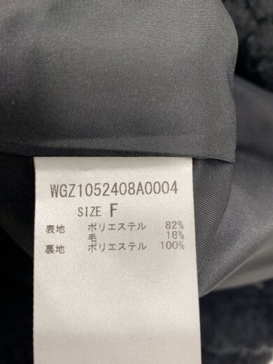 商品画像：ブルゾン/FREE/ポリエステル/BLK/WGZ2052408A0004// 4