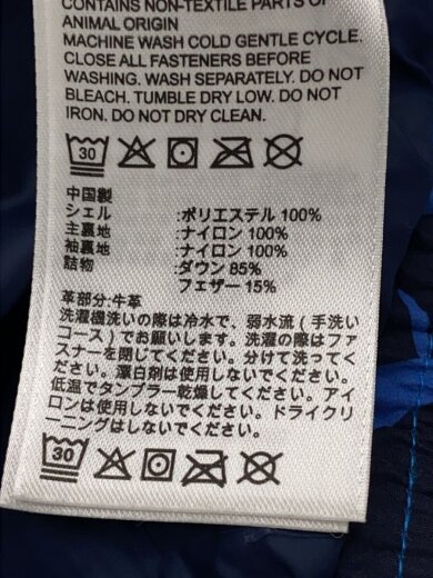 商品画像：ダウンジャケット/M/ポリエステル/BLU/総柄/TB0A1Z3D 4