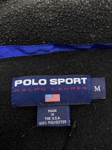 商品画像：usa製/フリースジャケット/M/ポリエステル/BLK 3