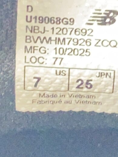 商品画像：シューズ/25cm/BLK/U19068G9 5