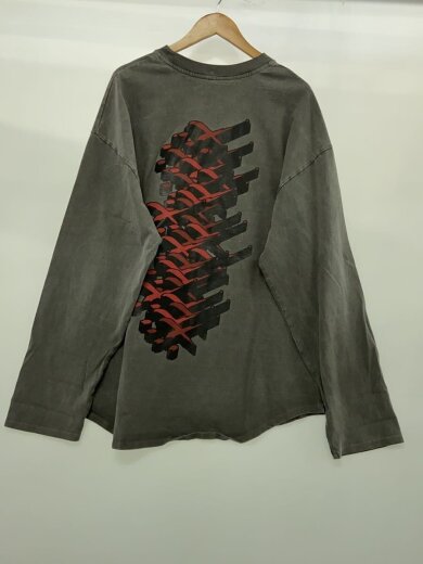 商品画像：長袖Tシャツ/2/コットン/GRY/2101090303 2