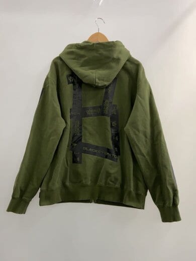 商品画像：HWC TAPED ZIP HOODIE/ジップパーカー/XL/コットン/KHK// 2