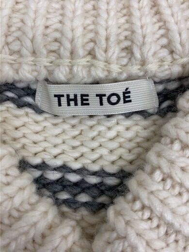 商品画像：ニット・セーター(厚手)/M/アクリル/CRM/ボーダー/TT25111340 3