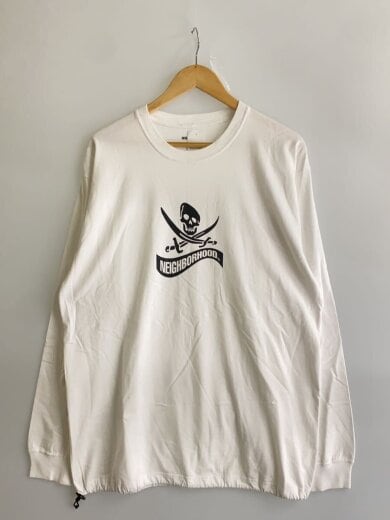 商品画像：長袖Tシャツ/L/コットン/ホワイト// 1