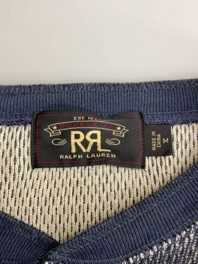 商品画像：ヘンリーネック/シャツ/M/コットン/NVY/無地/020011801 3