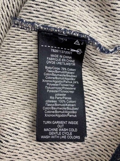 商品画像：ヘンリーネック/シャツ/M/コットン/NVY/無地/020011801 4