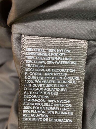 商品画像：ダウンジャケット/S/ポリエステル/YLW/無地/NF0A4QYX 4