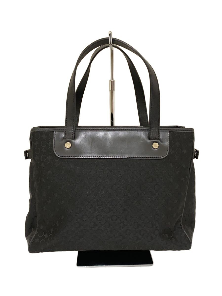 CELINE / Cマカダム/トートバッグ/キャンバス/BLK