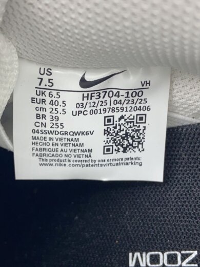 商品画像：ローカットスニーカー_HF3704-100/25.5cm/WHT 5