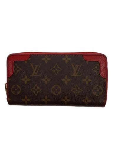 商品画像：ジッピー・ウォレット・レティーロ_モノグラム・キャンバス/PVC/BRW/総柄/レディース 1
