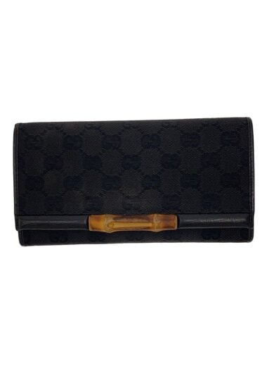 商品画像：長財布/キャンバス/BLK/総柄/レディース 1