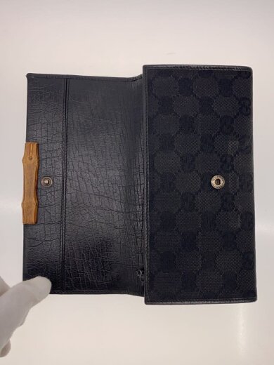 商品画像：長財布/キャンバス/BLK/総柄/レディース 4