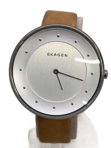 商品画像：腕時計/アナログ/レザー/WHT/BRW/SS/SKW2326// 1