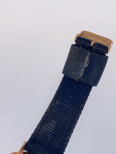 商品画像：クォーツ腕時計/アナログ/キャンバス/WHT/NVY/14240-564 7