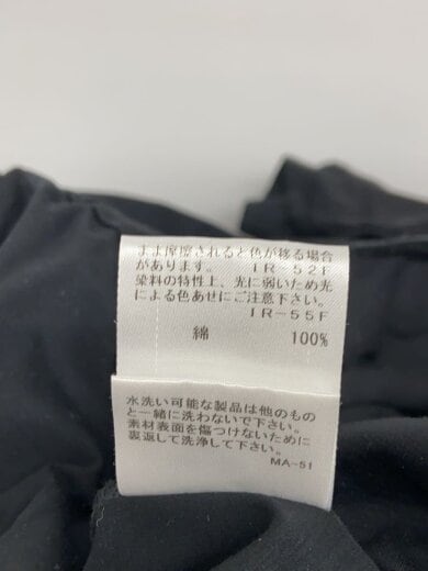 商品画像：半袖ワンピース/38/コットン/BLK/無地/55J95-178-09 4