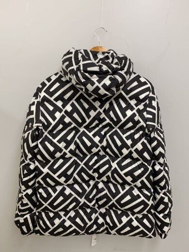 商品画像：ダウンジャケット/S/ポリエステル/WHT/総柄/br9321 2