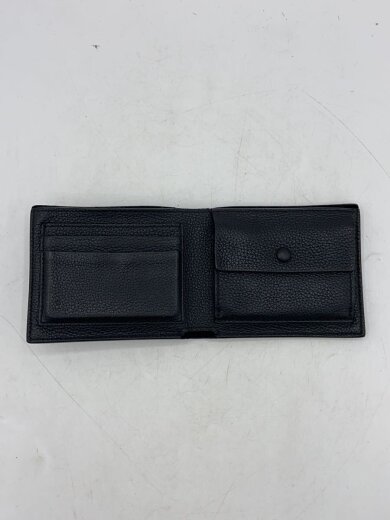 商品画像：2つ折り財布/レザー/BLK/メンズ 4