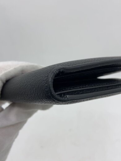 商品画像：2つ折り財布/レザー/BLK/メンズ 7