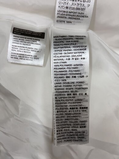 商品画像：ロングダウンジャケット/S/ポリエステル/WHT/PC9-A3257-0001 5