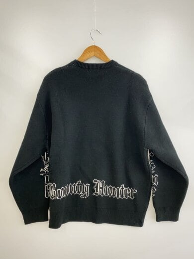 商品画像：ニット・セーター(厚手)/L/アクリル/BLK/総柄// 2