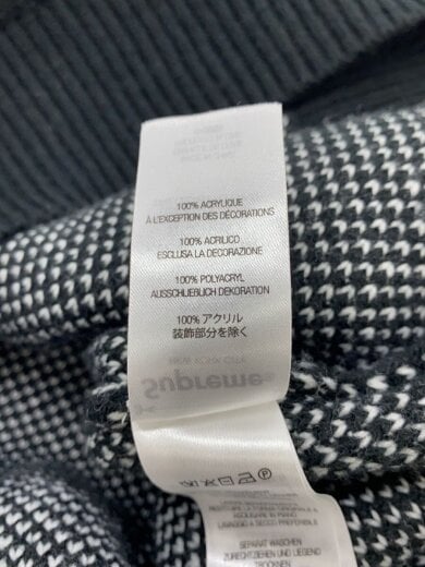 商品画像：ニット・セーター(厚手)/L/アクリル/BLK/総柄// 4