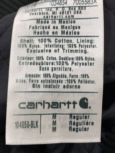 商品画像：WASHED DUCK INSULATED ACTIVE JACKET/M/コットン/BLK/無地/104050// 4