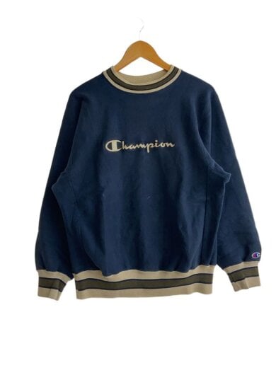 商品画像：90s/REVERSE WEAVE/リバースウィーブ/刺繍タグ/スウェット/L/コットン/NVY// 1