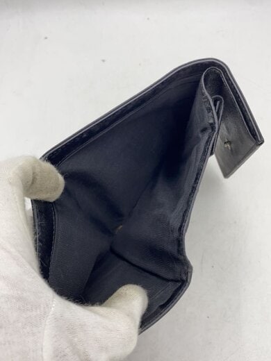 商品画像：3つ折り財布/ナイロン/BLK/レディース/三角プレート// 5