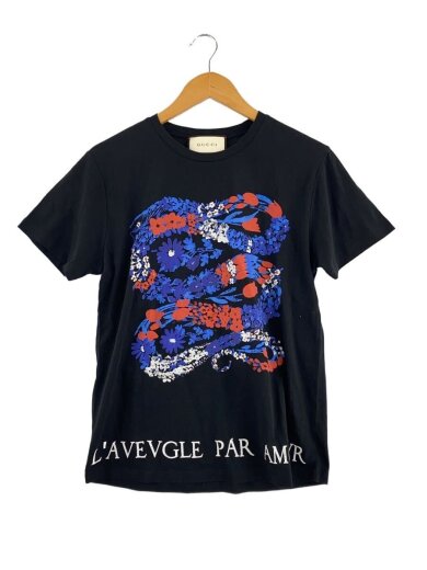 商品画像：LAVEUGLE PAR AMOUR/Tシャツ/S/コットン/BLK// 1
