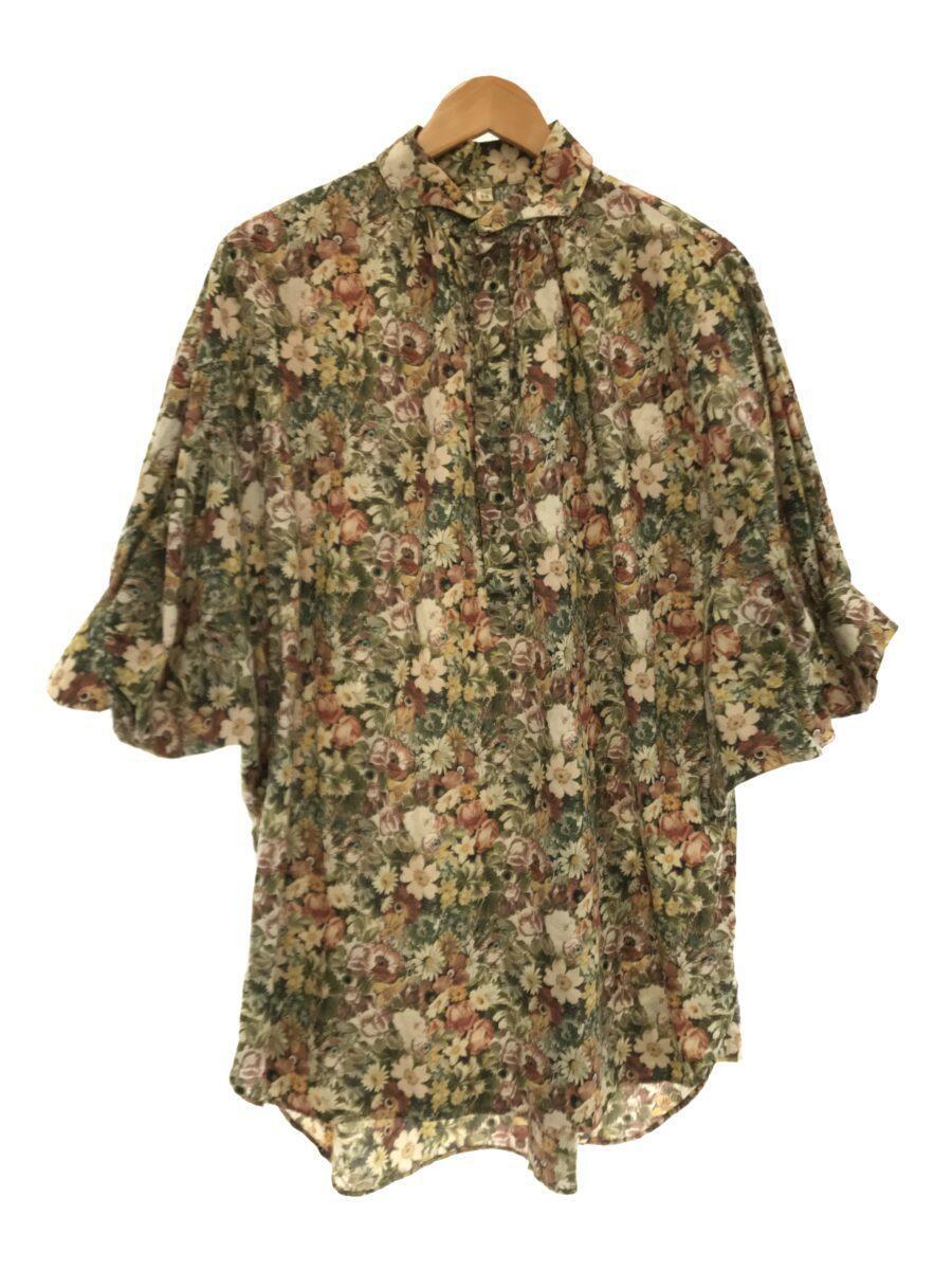 目玉 コラージュ 人気の製品 ドルマンスリーブ ワンピース 中古 コットン 36 総柄