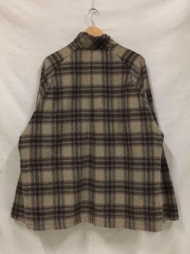 画像：sillageALPACA HAIRY WOOL 2B JACK/FREE/ウール/BRW/チェック/SL21FW-JKAPHW-BW2