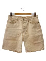 BIG OL SHORT DENIM/30/コットン/CRM/112296