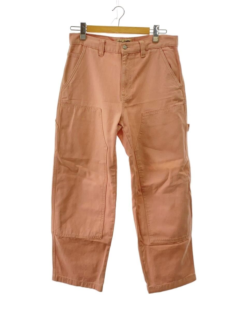 STUSSY / Canvas Work Pant/30/コットン/PNK/116496