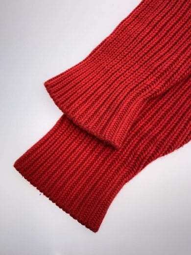 商品画像：Tie Dye Fisherman Sweater/M/コットン/RED/117188 5