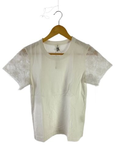 商品画像：Tシャツ/S/コットン/WHT/無地/3E-T004// 1