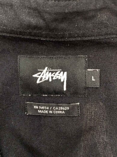 商品画像：半袖シャツ/L/コットン/BLK/総柄 3