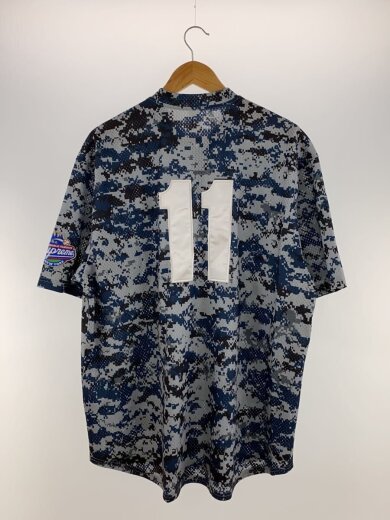 商品画像：25SS S Logo Baseball Henley/半袖シャツ/XL/ポリエステル/NVY/カモフラ 2