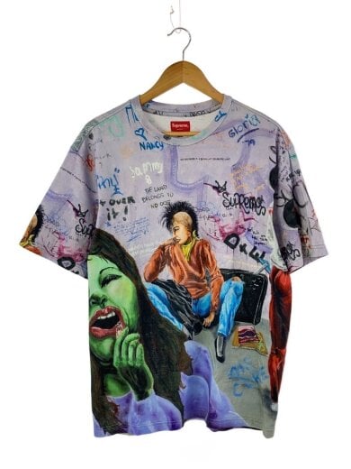 商品画像：21AW/Lady Pink S/S TEE/Tシャツ/M/コットン/PUP/総柄 1