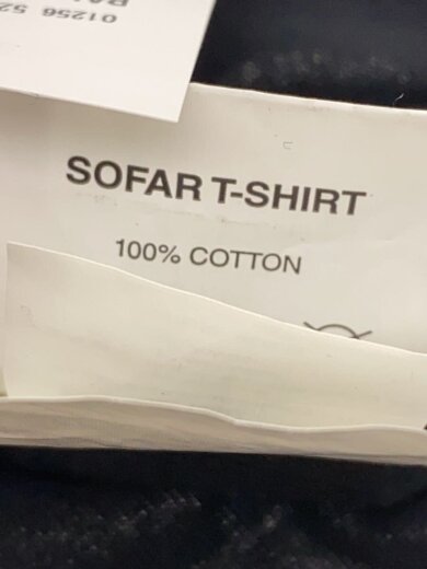 商品画像：SOFAR T-SHIRT/Tシャツ/L/コットン/BLK// 4