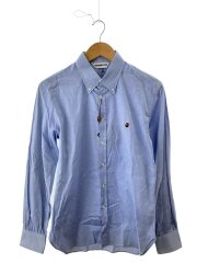 ONE POINT OXFORD LS SHIRT/長袖シャツ/M/コットン/BLU