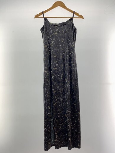 画像：SNIDELノースリーブワンピース/0/ポリエステル/NVY/総柄/SWFO2341042